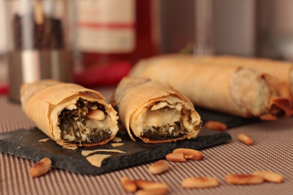 Schafskäse-Spinat-Zigarren